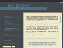 Tablet Screenshot of pasavento.com